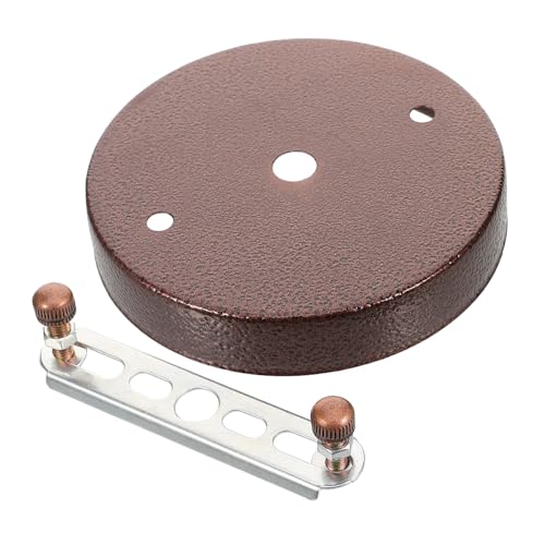 Hoement Deckenleuchten Montageplatte Pendelleuchten Aufhängung Robuste Deckenplatte Für Wohnzimmer Retro Design Für Cafés Und Restaurants Installieren Hohe Stabilität von Hoement