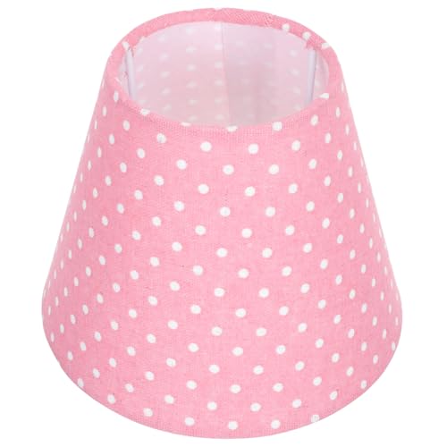Hoement Dekorativer Stoff Lampenschirm mit Rosa Polka Dots und Einfach zu Installierender Lampenschirm für Tisch Stehlampen Weiches Licht für Schlafzimmer und Wohnräume Hoement Dekorativer Stoff Lampenschirm mit Rosa Polka Dots und Einfach zu Installierender Lampenschirm für Tisch Stehlampen Weiches Licht für Schlafzimmer und Wohnräume von Hoement