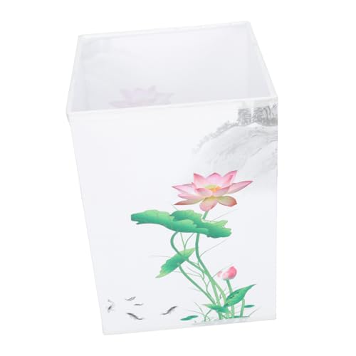 Hoement Eckiger Langlebiger Lampenschirm für Schreibtisch Tischlampen Schützender Lampenüberzug Elegantes Schlichtes Design für Schlafzimmer und Wohnzimmer von Hoement