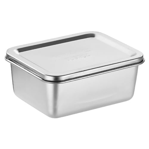 Hoement Edelstahl Aufbewahrungsbox Mit Deckel Luftdicht Für Schule Labor Kantine Praktische Probennahme-box Für Lebensmittel Stapelbar Leicht Zu Reinigen Vielseitig Einsetzbar Hoement Edelstahl Aufbewahrungsbox Mit Deckel Luftdicht Für Schule Labor Kantine Praktische Probennahme-box Für Lebensmittel Stapelbar Leicht Zu Reinigen Vielseitig Einsetzbar von Hoement