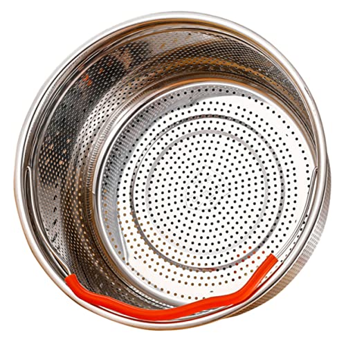 Hoement Edelstahl Dampfgarer Einsatz Küchenzubehör Steamer Korb Langlebig Robust für Reiskocher Gemüse Dämpfen Präzise Hitzebeständig Lebensmittelecht von Hoement