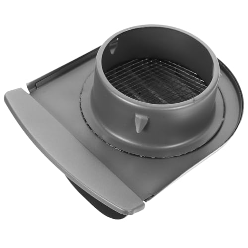 Hoement Edelstahl Lüftungsgitter Wandabdeckung U förmig Regenhaube Belüftungsschutz für Außenwand Abluft Küche Bad Einsetzbar von Hoement