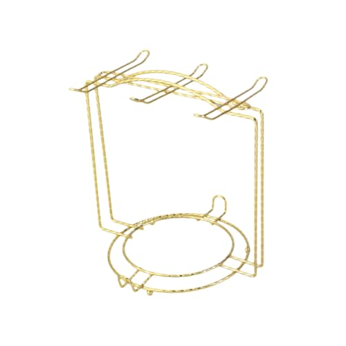 Hoement Edelstahl Tassenhalter und Teller Organizer Spirale für Kleine Teller Küchenregal Multifunktional Platzsparend für Küche und Schrank in Silber von Hoement