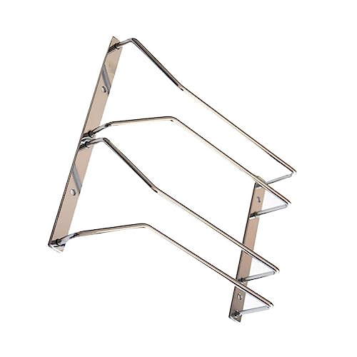 Hoement Edelstahl Weinregal Hängend Robuster Goblet Rack für Haushalt Platzsparender Weinglashalter Praktischer Rotweinglas Aufbewahrungsständer für Küche und Bar Installieren Hoement Edelstahl Weinregal Hängend Robuster Goblet Rack für Haushalt Platzsparender Weinglashalter Praktischer Rotweinglas Aufbewahrungsständer für Küche und Bar Installieren von Hoement
