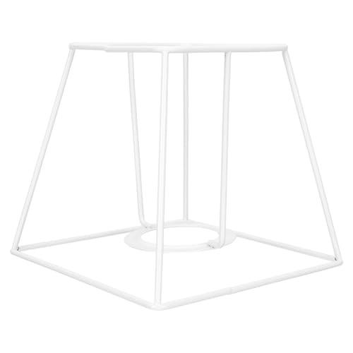 Hoement Eisen Lampenschirmhalter DIY Tischlampenrahmen Lampenschirmhalter Robust Korrosionsbeständig für Steh Tischlampen Zuhause Vielseitig Einsetzbar von Hoement