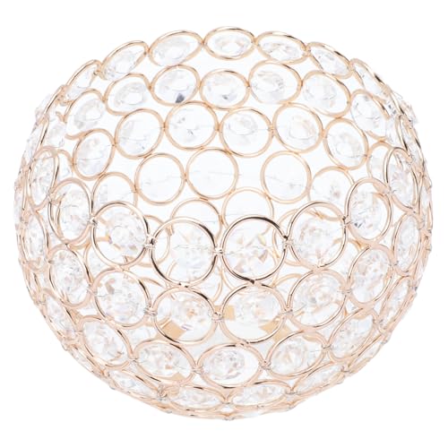 Hoement Eleganter Deckenlampenschirm aus Eisen Goldener Kugel lichtschutz Moderner Lampenschirm für Wohnzimmerdeko Stilvolle Europäische Lichtabdeckung Schützender Lampenschirm Hoement Eleganter Deckenlampenschirm aus Eisen Goldener Kugel lichtschutz Moderner Lampenschirm für Wohnzimmerdeko Stilvolle Europäische Lichtabdeckung Schützender Lampenschirm von Hoement