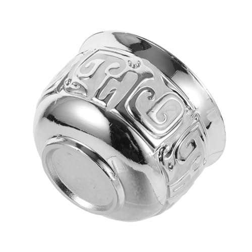 Hoement 1stück Metallischer Weinbecher Mit Filigranem Design Kleine Trinkbecher Für Cocktail Wasser Und Juice Für Camping Und Festliche Anlässe Silber von Hoement
