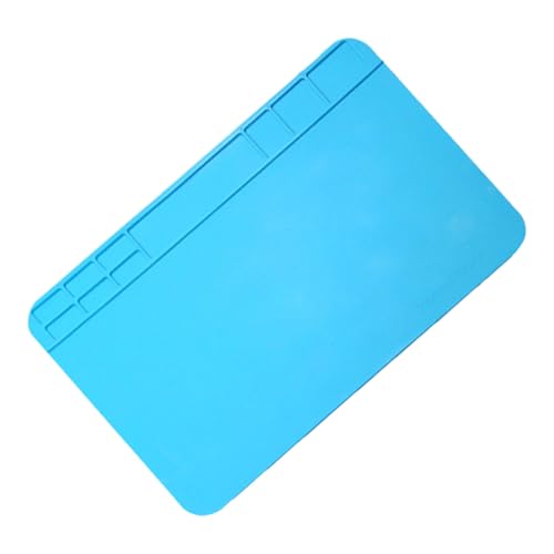 Hoement Elektronische Wartungsmatte aus Hitzeisolierendem Silikon Wasserdichtes Arbeitsmatten-pad für Kleine Schrauben und Bauteile Rutschfestes Reparatur-organizer-board für Präzises von Hoement