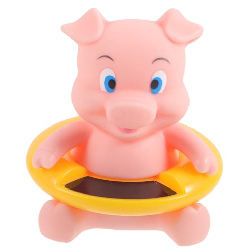 Hoement Elektronisches Badethermometer Schwein Schwimmend Einfach Ablesbar Multifunktional für Badewanne Pool und Spa Sicherer Cartoon Wassertemperaturmesser für Junge Mädchen Hoement Elektronisches Badethermometer Schwein Schwimmend Einfach Ablesbar Multifunktional für Badewanne Pool und Spa Sicherer Cartoon Wassertemperaturmesser für Junge Mädchen von Hoement