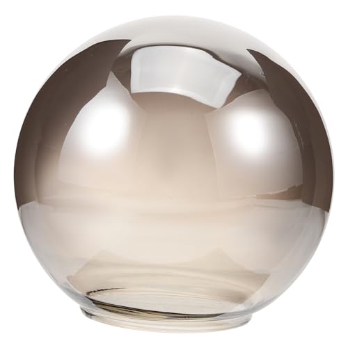 Hoement Ersatz Lampenschirm für Pendelleuchten Runde Transparente Kugel mit Durchmesser für Wohnzimmer und Stilvolle Beleuchtung Hochwertiges Glasmaterial Installieren Design von Hoement
