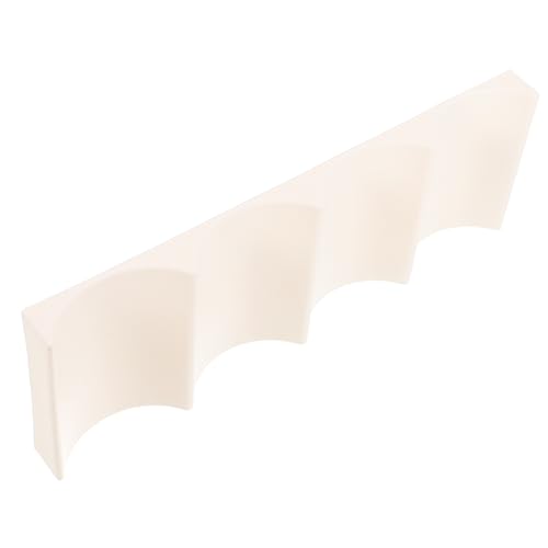 Hoement Europäisches Kunststoff Weinregal Stapelbar Weiß Rutsch Flaschenhalter Organizer für Küchenarbeitsplatte Kühlschrank Mini Bar Aufbewahrung Flaschen von Hoement