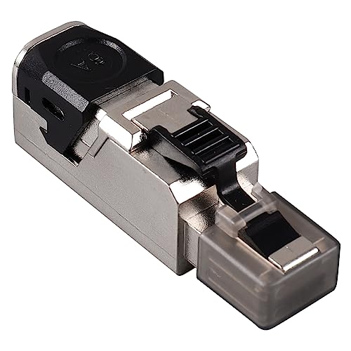 Hoement Geschirmter Modularstecker Cat Werkzeugloser Pass Through Netzwerkstecker für Gigabit und Gigabit Ethernet Korrosionsbeständig Installieren Warten Hoement Geschirmter Modularstecker Cat Werkzeugloser Pass Through Netzwerkstecker für Gigabit und Gigabit Ethernet Korrosionsbeständig Installieren Warten von Hoement