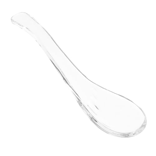 Hoement Glaslöffel Wiederverwendbarer Dessertlöffel Vorspeisenlöffel Kaffeelöffel Espressolöffel Glaslöffel Für Küche Und Bar Leicht Zu Reinigen von Hoement