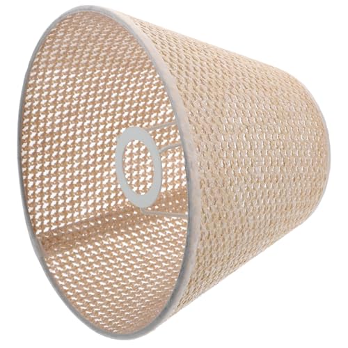 Hoement Handgefertigter Lampenschirm Roségold Hexagonal Imitation Rattan Gewebt Dekorativer Lampenschirm für Tischlampe Wohnzimmer Schlafzimmer Hoement Handgefertigter Lampenschirm Roségold Hexagonal Imitation Rattan Gewebt Dekorativer Lampenschirm für Tischlampe Wohnzimmer Schlafzimmer von Hoement