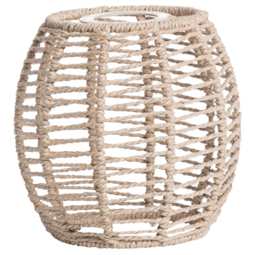 Hoement Handgewebter Lampenschirm aus Naturmaterial Widerstandsfähig und Formstabil Rustikal und Dekorativ Geeignet als Deckenlampe für Bad Küche Wohnzimmer und Esszimmer Boho Hoement Handgewebter Lampenschirm aus Naturmaterial Widerstandsfähig und Formstabil Rustikal und Dekorativ Geeignet als Deckenlampe für Bad Küche Wohnzimmer und Esszimmer Boho von Hoement