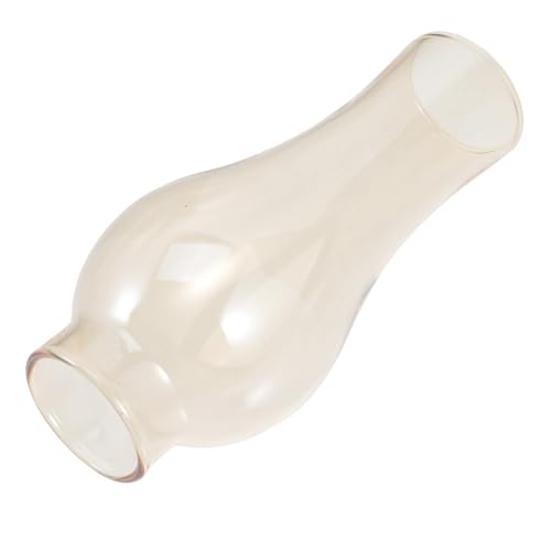 Hoement Hitzebeständiger Glaslampenschirm Öl lampenersatz Retro Transparent für Innen Außen Camping Warmes Licht von Hoement