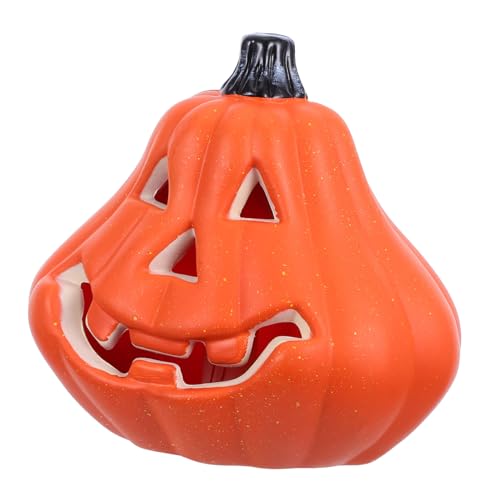 Hoement Hohl LED Halloween Kürbis Laterne Leichte Tragbare Jack O Lantern mit Detailliertem Design Vielseitig für Innen und Außendekoration zu Herbstfest Party und Gruselhaus Hoement Hohl LED Halloween Kürbis Laterne Leichte Tragbare Jack O Lantern mit Detailliertem Design Vielseitig für Innen und Außendekoration zu Herbstfest Party und Gruselhaus von Hoement