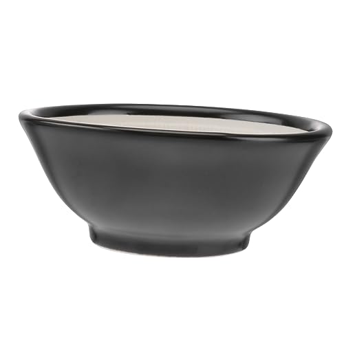Hoement Japanische Keramik Mahlschale Schwarz Für Zuhause Restaurant Bpa Frei Für Suppen Und Frühstück Mikrowellen Und Spülmaschinenfest von Hoement