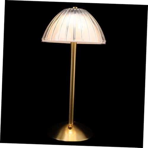 Hoement Kabellose Retro LED Tischlampe Pilzform Dimmbar Farbmodi USB Aufladbar Nachttischleuchte für Schlafzimmer Wohnzimmer Büro Hoement Kabellose Retro LED Tischlampe Pilzform Dimmbar Farbmodi USB Aufladbar Nachttischleuchte für Schlafzimmer Wohnzimmer Büro von Hoement