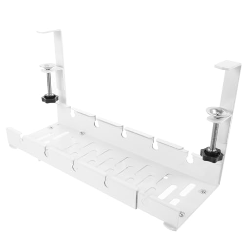 Hoement Under Desk Kabelmanagement Tray Kabelführung Für Schreibtisch Robuster Kabelorganizer Zur Ordentlichen Aufbewahrung Von Kabeln Und Steckdosenleisten von Hoement