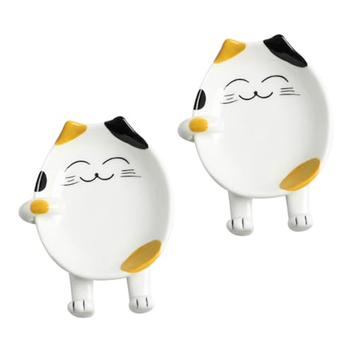 Hoement Keramik Löffelablage Cartoon Katzenform Küchenutensilienhalter Stabil Langlebig für Kochlöffel Kochlöffelablage Geschirrablage Küchenarbeitsplatte Sauber Ordnen Hoement Keramik Löffelablage Cartoon Katzenform Küchenutensilienhalter Stabil Langlebig für Kochlöffel Kochlöffelablage Geschirrablage Küchenarbeitsplatte Sauber Ordnen von Hoement