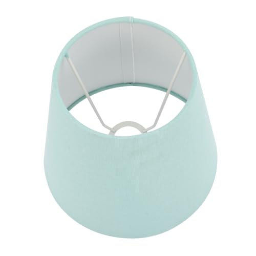 Hoement Kleiner Lampenschirm Fassung Vintage Lampenabdeckung für Tischlampe Schlafzimmer Wohnzimmer Hellgrün Stabiles Design Einfache Installation für Haus und Hotelgebrauch von Hoement