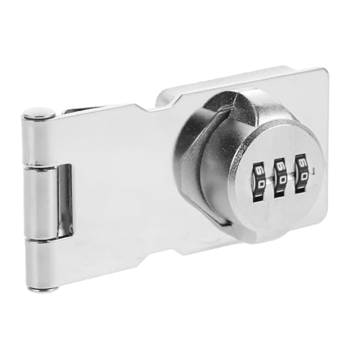 Hoement Kombinationsschloss für Schrank und Schublade Mechanisches Zahlenschloss mit Einstellbarem Passwort Robustes Sicherheitsschloss für Aktenschränke und Möbeltüren Silberfarbene Hoement Kombinationsschloss für Schrank und Schublade Mechanisches Zahlenschloss mit Einstellbarem Passwort Robustes Sicherheitsschloss für Aktenschränke und Möbeltüren Silberfarbene von Hoement