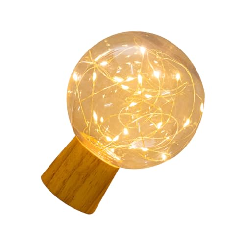 Hoement LED Nachtlampe Kugelform USB Nachtlicht für Schlafzimmer und Kinderzimmer Dekorative Tischlampe mit Warmem Augenschonendem Licht aus Sicherem und Stilvolle Atmosphäre Hoement LED Nachtlampe Kugelform USB Nachtlicht für Schlafzimmer und Kinderzimmer Dekorative Tischlampe mit Warmem Augenschonendem Licht aus Sicherem und Stilvolle Atmosphäre von Hoement