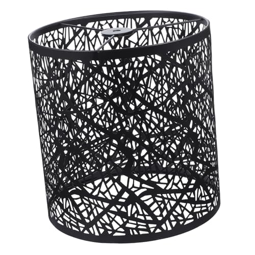 Hoement Lampenschirm aus Eisen Hohldesign mit Baumstruktur Moderner Lampenabdeckung für Tisch Stehlampen Langlebiger Schutz für Wohnzimmerbeleuchtung Schwarz Hoement Lampenschirm aus Eisen Hohldesign mit Baumstruktur Moderner Lampenabdeckung für Tisch Stehlampen Langlebiger Schutz für Wohnzimmerbeleuchtung Schwarz von Hoement