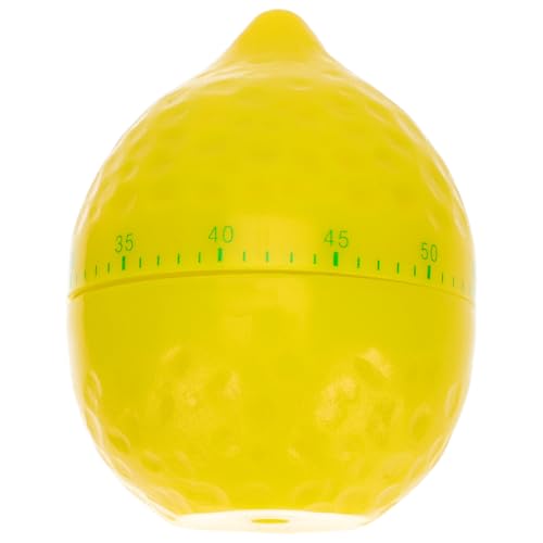 Hoement Mechanischer Küchentimer Zitrone Form Visueller Countdown Timer Praktisches Koch Reminder Gadget für Backen Kochen Zeitmanagement von Hoement