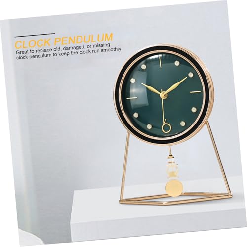 Hoement Mechanisches Uhr Pendel aus Eisen Langlebig Präzise Uhrwerk Ersatzteil DIY Wanduhr Zubehör Stabil Robust für Reparatur und Bastelprojekte von Hoement