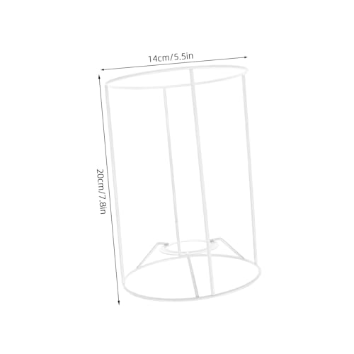 Hoement Metall Lampenschirm Drahtkäfig Robust DIY Lampenhalterung für Handgefertigte Lampenschirme Tischlampen Wohnzimmer Schlafzimmer von Hoement