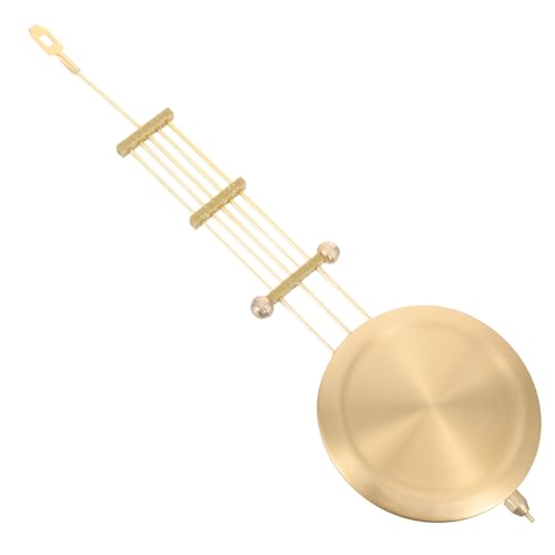 Hoement Metall Pendel Ersatzteil für Wanduhr Goldfarbener Aluminium Uhr Pendel DIY Uhrwerk Reparatur Klassisch Langlebig Passend für Quartz Wanduhren Individuelle Gestaltungsmöglichkeiten Hoement Metall Pendel Ersatzteil für Wanduhr Goldfarbener Aluminium Uhr Pendel DIY Uhrwerk Reparatur Klassisch Langlebig Passend für Quartz Wanduhren Individuelle Gestaltungsmöglichkeiten von Hoement