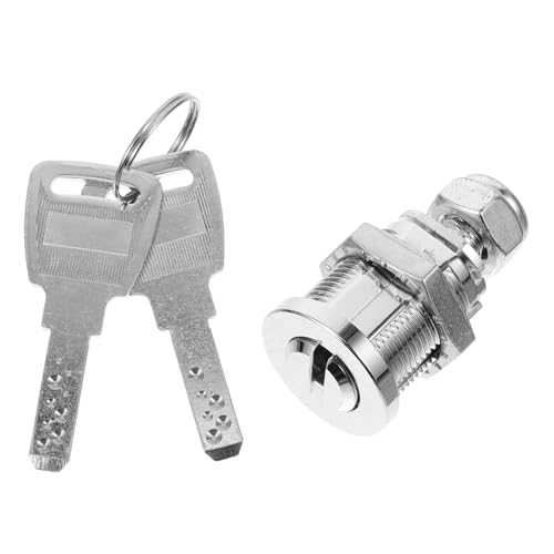 Hoement Metall schranktürschloss aus Edelstahl Langlebiges Sicherheitsschloss mit Schlüssel für Schränke Vitrinen Elektroboxen für Schutz Privater Bereiche Hoement Metall schranktürschloss aus Edelstahl Langlebiges Sicherheitsschloss mit Schlüssel für Schränke Vitrinen Elektroboxen für Schutz Privater Bereiche von Hoement