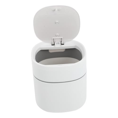 Hoement Mini Desktop Mülleimer mit Federdeckel Kompakter Haushaltsabfallbehälter Leichter und Langlebiger Tischpapierkorb für Büro und Wohnzimmer Platzsparend und Robust Hoement Mini Desktop Mülleimer mit Federdeckel Kompakter Haushaltsabfallbehälter Leichter und Langlebiger Tischpapierkorb für Büro und Wohnzimmer Platzsparend und Robust von Hoement