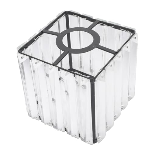 Hoement Moderner Glas-lampenschirm Deckenleuchte Zubehör Dreieckiges Design Schwarz Robust Stilvoll Raum Beleuchtung und Dekoration von Hoement