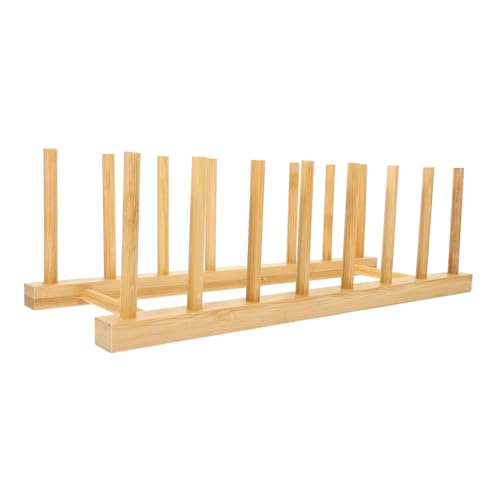 Hoement Multifunktionales Holz Geschirr Abtropfgestell mit Fächern Stabiles und Leichtes Küchen Organizer Regal Schnelltrocknend Praktische Aufbewahrung für Teller und Küchenutensilien Hoement Multifunktionales Holz Geschirr Abtropfgestell mit Fächern Stabiles und Leichtes Küchen Organizer Regal Schnelltrocknend Praktische Aufbewahrung für Teller und Küchenutensilien von Hoement