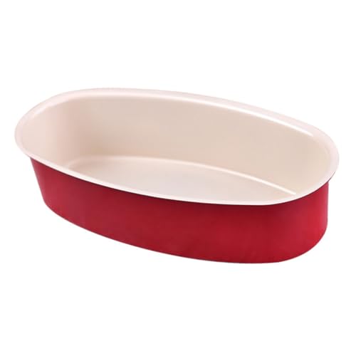 Hoement Ovaler Kuchen Brotbackform aus Antihaft beschichtetem Material Gleichmäßige Hitzeverteilung Einfach zu Reinigen Backen von Kuchen Käse und Brot Geeignet Hoement Ovaler Kuchen Brotbackform aus Antihaft beschichtetem Material Gleichmäßige Hitzeverteilung Einfach zu Reinigen Backen von Kuchen Käse und Brot Geeignet von Hoement