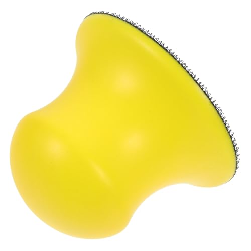 Hoement PU Schleifteller Handpolierpad mit Befestigung Leichter Handschleifteller für Holzpolitur Autopflege und Feinbearbeitung Komfortabler Griff Langlebiges Polierpad in Gelb Hoement PU Schleifteller Handpolierpad mit Befestigung Leichter Handschleifteller für Holzpolitur Autopflege und Feinbearbeitung Komfortabler Griff Langlebiges Polierpad in Gelb von Hoement