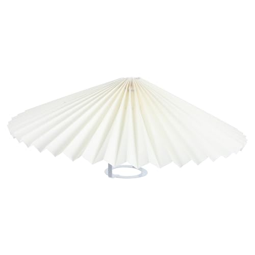 Hoement Plissee Lampenschirm aus Stoff und Eisen Drehbar Beige Dekorativer Lampenschirm für Tischlampe Installieren Langlebig Passend für Wohn Schlafzimmer Hoement Plissee Lampenschirm aus Stoff und Eisen Drehbar Beige Dekorativer Lampenschirm für Tischlampe Installieren Langlebig Passend für Wohn Schlafzimmer von Hoement