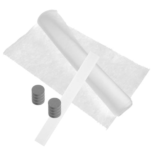 Hoement Range Hood Filter Vliesstoff Öl absorber Hitzebeständiges Selbstklebendes Öl schutzvlies mit Magnet und Klebematerial für Dunstabzugshauben Einfache Reinigung Küchenfilter Ersatz von Hoement