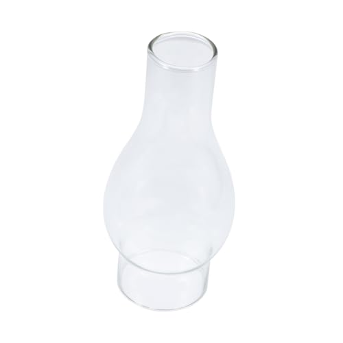 Hoement Retro Glas Lampenschirm für Petroleum Kerzenlampen Hitzebeständiger Ersatzglas Lampenschirm Dekoratives Windlicht Zubehör für Zuhause und Schlafzimmer Einfach zu Montieren von Hoement