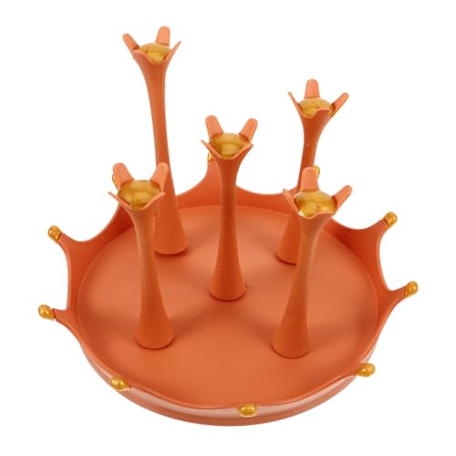 Hoement Rotierender Becherhalter aus Fach Tassenständer zum Abtropfen Glas und Kaffeetassen Organizer Platzsparend Leicht zu Reinigen Langlebig für Küchengebrauch von Hoement