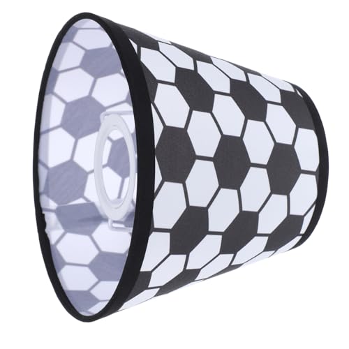 Hoement Rustikaler Lampenschirm aus Baumwoll-leinen für Tischlampen Einfacher Lampenschirm mit Lochdurchmesser Vielseitig Einsetzbar für Schlafzimmer und Wohnzimmer Leicht zu Montieren von Hoement