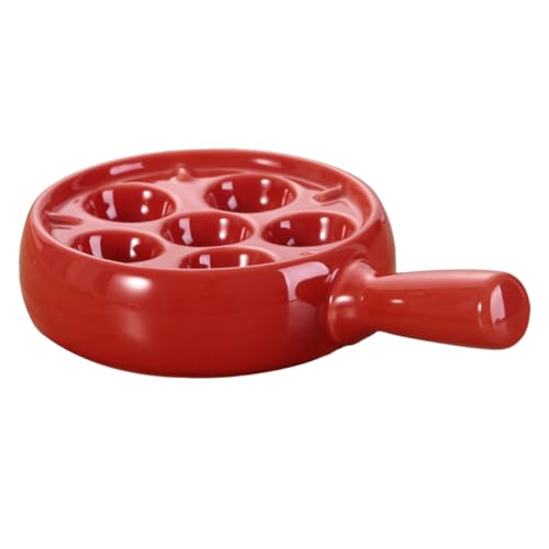 Hoement Schneckenschale Schnecken-Auflaufform Schneckenplatte Küchenutensilien Server Gericht Red von Hoement