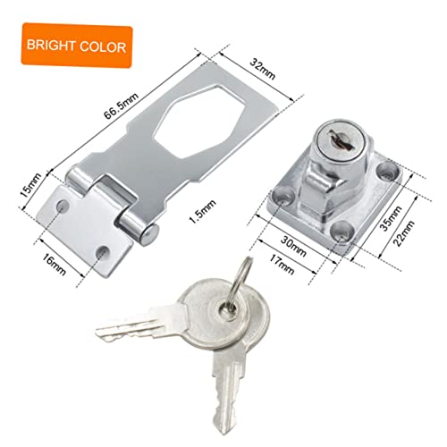 Hoement Schranktürschloss mit Schlüssel Robuste Möbelverriegelung aus Edelstahl und Eisen Verdeckte Schrauben Sichere Kindersicherung für Kleine Türen Schlüssel Inklusive Hoement Schranktürschloss mit Schlüssel Robuste Möbelverriegelung aus Edelstahl und Eisen Verdeckte Schrauben Sichere Kindersicherung für Kleine Türen Schlüssel Inklusive von Hoement