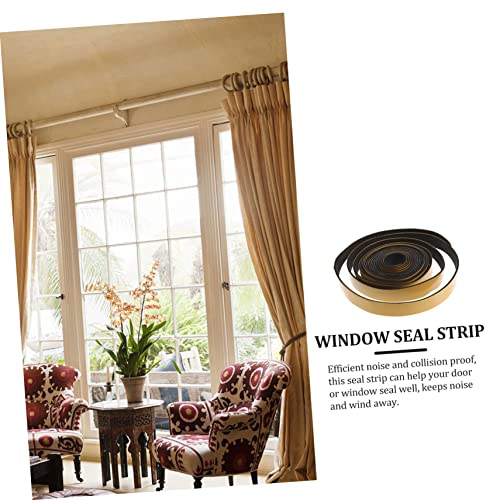 Hoement Selbstklebender Tür Fensterdichtungsstreifen aus flexiblem Eva Schaum Geräuschdicht Winddicht Stoßfest für Türen Fenster Schränke und Möbel von Hoement