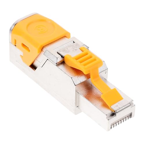 Hoement Shielded Cat Netzwerkstecker Werkzeugloser Vergoldeter für Gigabit Ethernet Kompatibel mit Pc Router Smart Tv Langlebig und Korrosionsbeständig Hoement Shielded Cat Netzwerkstecker Werkzeugloser Vergoldeter für Gigabit Ethernet Kompatibel mit Pc Router Smart Tv Langlebig und Korrosionsbeständig von Hoement