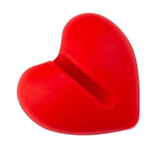 Hoement Silikon Thermometer Clip Herzform Rot Topf Clip für Koch und Backthermometer Sicherer Halt der Temperatursonde Vielseitig Einsetzbar für Milch und Braten Leicht und Kompakt Hoement Silikon Thermometer Clip Herzform Rot Topf Clip für Koch und Backthermometer Sicherer Halt der Temperatursonde Vielseitig Einsetzbar für Milch und Braten Leicht und Kompakt von Hoement
