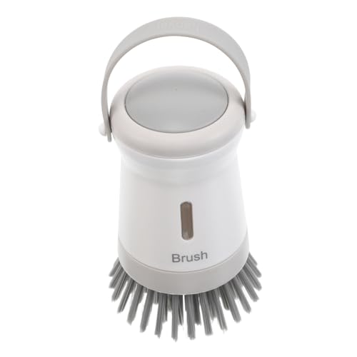 Hoement Spülbürste mit Seifenspender und Klarem Fenster Ergonomischer Griff mit Aufhängeschlaufe Sanfte Reinigung für Töpfe und Pfannen Kratzfrei Multifunktionale Küchenreinigungsbürste Hoement Spülbürste mit Seifenspender und Klarem Fenster Ergonomischer Griff mit Aufhängeschlaufe Sanfte Reinigung für Töpfe und Pfannen Kratzfrei Multifunktionale Küchenreinigungsbürste von Hoement